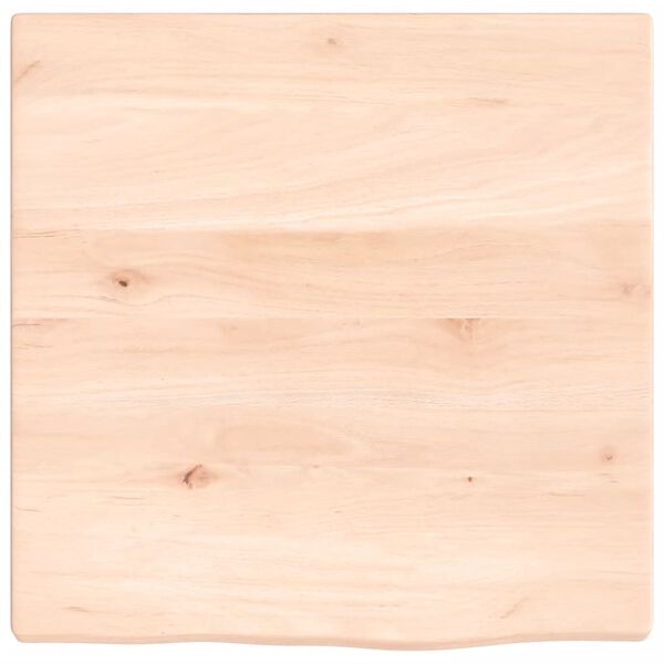 vidaXL &Eacute;tag&egrave;re murale 40x40x2 cm bois de ch&ecirc;ne massif non trait&eacute;