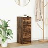 vidaXL Buffet ch&ecirc;ne fum&eacute; 29,5x34x76 cm bois d'ing&eacute;nierie