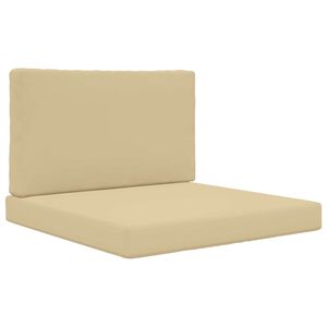 vidaXL Coussin de canap&eacute; d'ext&eacute;rieur Polyester Beige 80 x 80 cm