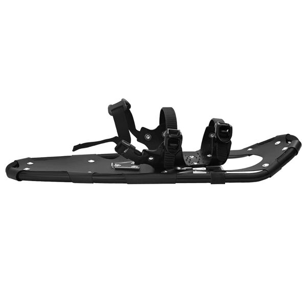 vidaXL Raquettes 3 en 1 Noir 25 pouces Aluminium et HDPE