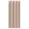 vidaXL Rideaux occultants avec anneaux 2 pcs Taupe 225 x 140 cm