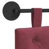vidaXL T&ecirc;te de lit suspendue Bordeaux 210 x 55 x 7 cm tissu