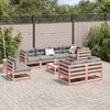 vidaXL Salon de jardin 9 pcs bois massif sapin de douglas