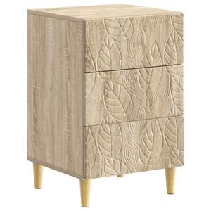 vidaXL Table de chevet Ch&ecirc;ne Sonoma 43 x 39,5 x 66,5 cm