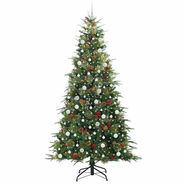 vidaXL Sapin de No&euml;l Artificiel &agrave; Branches Articul&eacute;es Vert 240 cm