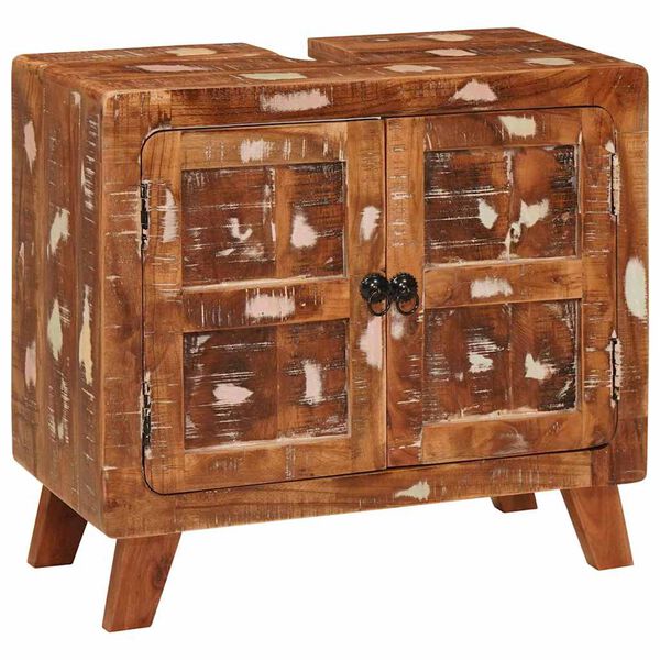 vidaXL Cabinet de salle de bain avec étagère avec stockage avec porte