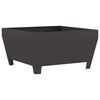 vidaXL Boule de feu Noir 80 x 80 x 43 cm Acier patin&eacute;