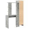 vidaXL Bureau 2 pcs Gris b&eacute;ton