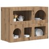 vidaXL Buffet Ch&ecirc;ne artisanal 80,5 x 35 x 59 cm Bois d'ing&eacute;nierie