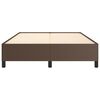 vidaXL Cadre de lit sans matelas marron 140x190 cm similicuir