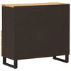vidaXL Meuble d'appoint Marron 80 x 33 x 75 cm Bois de mangue massif