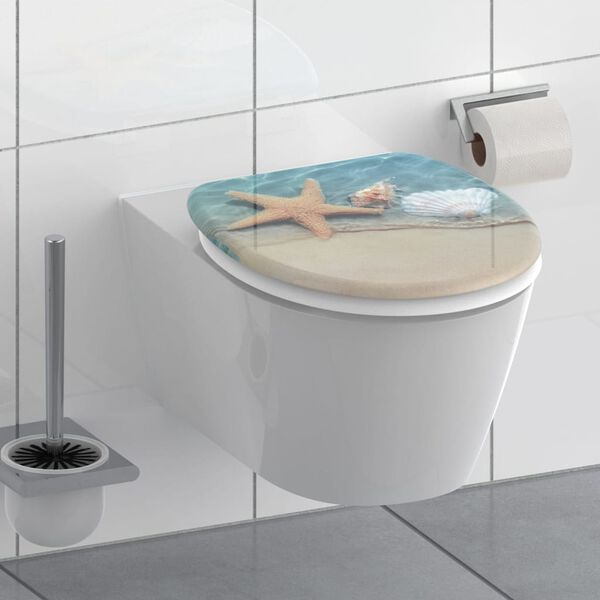 SCH&Uuml;TTE Si&egrave;ge de toilette avec fermeture en douceur BEACH