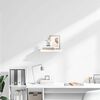 vidaXL &Eacute;tag&egrave;re murale flottante Blanc brillant 40x23x3,8 cm MDF