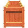 vidaXL Jardini&egrave;res 2 pcs cire marron bois de pin massif