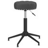 vidaXL Chaises pivotantes &agrave; manger lot de 4 noir velours