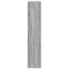 vidaXL &Eacute;tag&egrave;re s&eacute;paratrice de pi&egrave;ce 4 niveaux sonoma gris