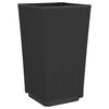 vidaXL Jardini&egrave;res 4 pcs noir 32,5x32,5x57 cm polypropyl&egrave;ne