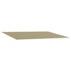 vidaXL Toile de rechange pour auvent Vert et jaune 400 &times; 300 cm