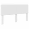 vidaXL T&ecirc;te de lit Blanc Brillant 180 cm Bois d'ing&eacute;nierie