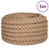 vidaXL Corde en Jute 1 mm Naturel Jute 100% Tossa