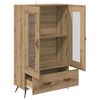 vidaXL Haut Armoire avec tiroir Ch&ecirc;ne artisanal 69,5 x 31 x 115 cm