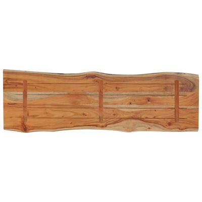 vidaXL Dessus de table 110x40x2,5 cm rectangulaire bois massif acacia