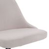 vidaXL Chaise pivotante de bureau Cr&egrave;me Tissu