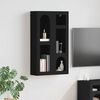 vidaXL Armoire suspendue Noir 59 x 20 x 100 cm Bois d'ing&eacute;nierie