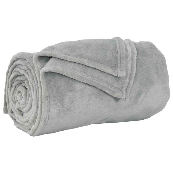 vidaXL Couvertures &agrave; jeter 6 pcs Gris 150 x 200 cm Toison