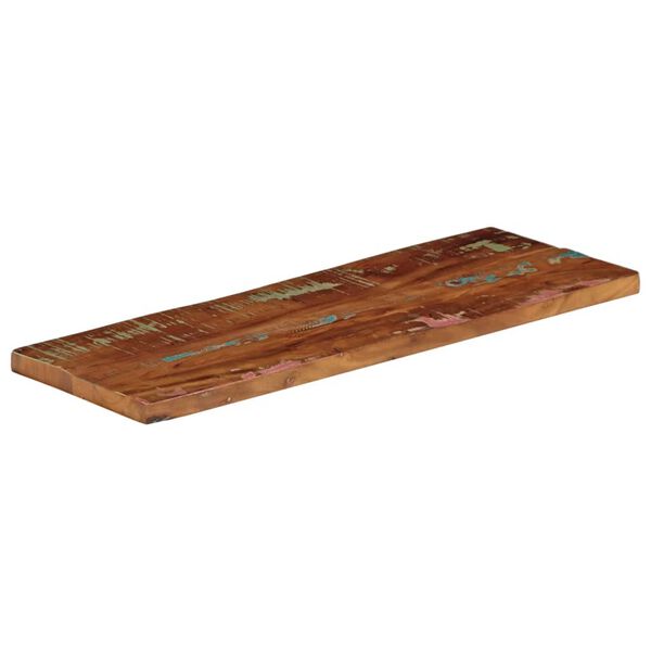 vidaXL Dessus de table 90x20x3,8 cm rectangulaire bois massif r&eacute;cup&eacute;r&eacute;