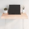 vidaXL Dessus de table bois massif non trait&eacute; bordure assortie