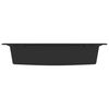 vidaXL &Eacute;vier de cuisine Noir 79 x 50 x 31 cm Quartz et R&eacute;sine