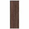 vidaXL Support pour plantes ch&ecirc;ne brun 33x33x100 cm bois d'ing&eacute;nierie