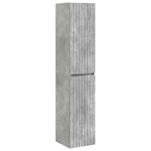 vidaXL Cabinet de Salle de Bain Mural Gris b&eacute;ton 33 x 34,5 x 160 cm
