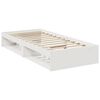 vidaXL Lit de jour sans matelas blanc 75x190 cm bois de pin massif