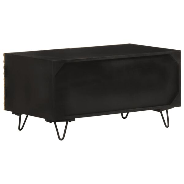 vidaXL Table basse 90x50x45 cm Bois de manguier solide