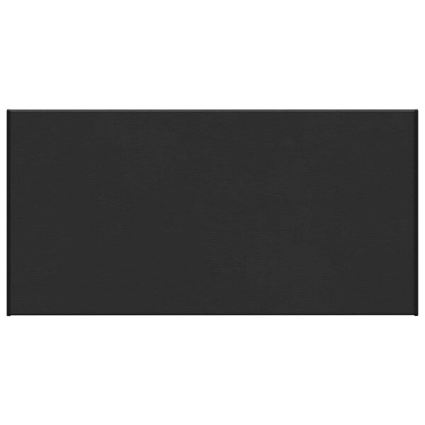 vidaXL Appui de fen&ecirc;tre Noir avec grain de bois 60 x 45 x 4,5 cm PVC