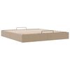 vidaXL Cadre de lit ottoman sans matelas cappuccino 160x200 cm