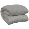 vidaXL Couverture lest&eacute;e Gris 220x230 cm 11 kg Tissu