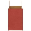 vidaXL Sacs en papier 50 pcs avec poign&eacute;es rouge 26x17x25 cm