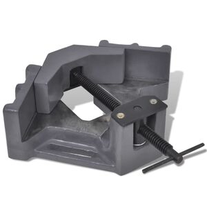 vidaXL &Eacute;tau d'angle de perceuse &agrave; pression manuelle 115 mm