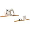 vidaXL &Eacute;tag&egrave;re Murale 2 pcs Beige 115 x 9 x 3 cm Bois d'ing&eacute;nierie