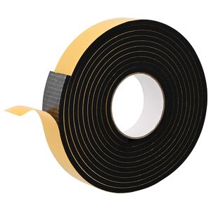 vidaXL Ruban adh&eacute;sif en mousse 20 pc Noir 40mm x 5m Mousse CR