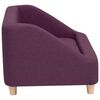 vidaXL Canap&eacute; pour chien Bordeaux 85x50x39 cm Lin