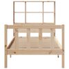 vidaXL Lit biblioth&egrave;que sans matelas 90x190 cm bois de pin massif