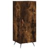 vidaXL Buffet haut Ch&ecirc;ne fum&eacute; 34,5x34x180 cm Bois d'ing&eacute;nierie