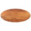 vidaXL Dessus de table 120x50x2,5 cm ovale bois massif d'acacia
