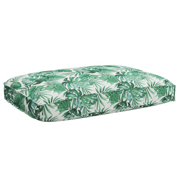 vidaXL Ensemble de Canap&eacute;s avec coussin Motif feuille 133 x 92 x 69 cm