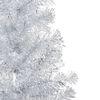 vidaXL Arbre de No&euml;l artificiel pr&eacute;-&eacute;clair&eacute;/boules argent&eacute; 150 cm PET