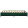 vidaXL Cadre de lit vert fonc&eacute; 120x200 cm velours